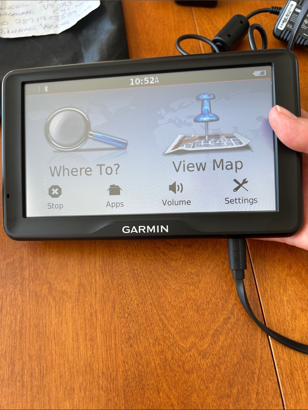 garmin Black Portable GPS Navigator with Touchscreen